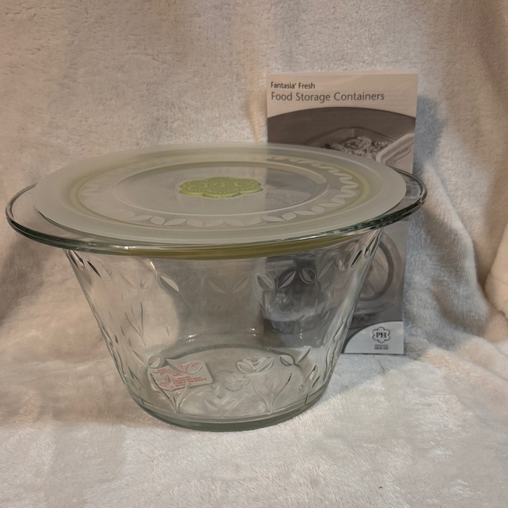 Princess House Brand New Glass Container with Lid